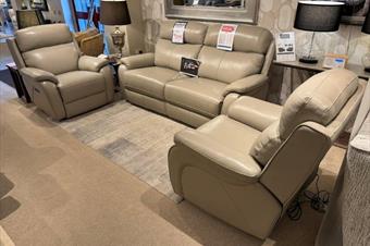 Premier Ava 2.5 Seater Power Recliner Sofa (With Power Head Tilt) & 2 X Power Recliner Chairs (With Power Head Tilt)