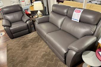 Premier Ava 2.5 Seater Power Recliner Sofa With Power Head Tilt & 2 X Power Recliner Chairs With Power Head Tilt