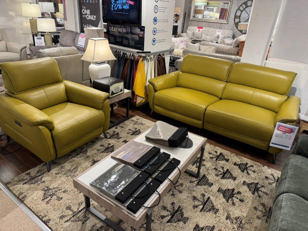 Premier Capri 2.5 Seater Power Recliner Sofa (With Power Head Tilt) & Power Recliner Chair (With Power Head Tilt) **Sorry Sold!**