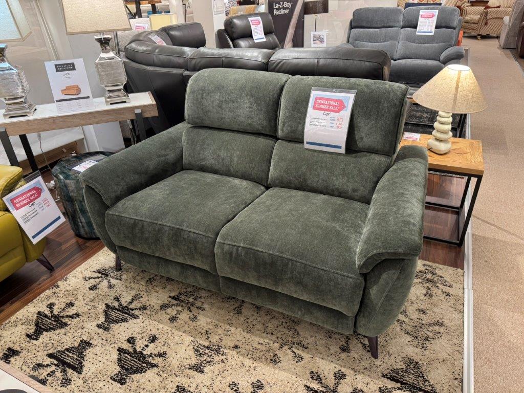 Premier Capri 2 Seater Power Recliner Sofa With Power Head Tilt