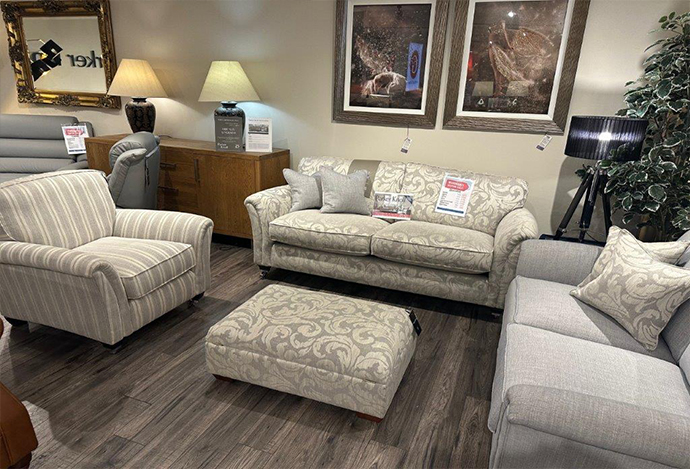 Parker Knoll Devonshire Large Sofa, Small Sofa, Chair & Stool