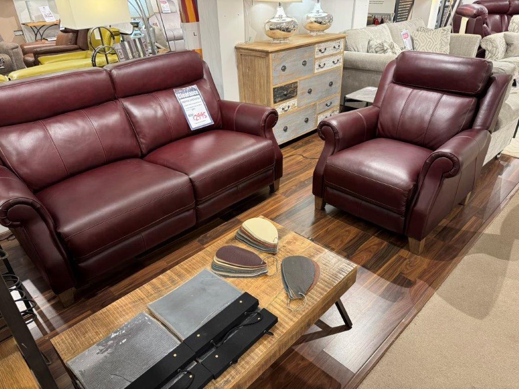 Premier Dorchester 2.5 Seater Power Recliner Sofa With Power Head Tilt & A Power Recliner Chair With Power Head Tilt