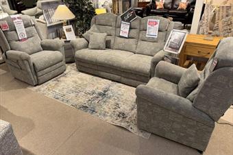 Ideal Haydock 3 Seater Sofa, Chair & Dual Motor Lift & Rise Chair