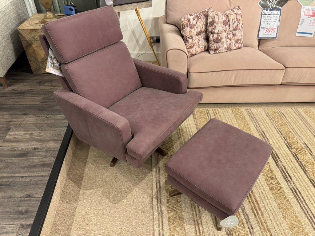 Collins & Hayes Banks Swivel Chair & Stool