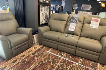 Parker Knoll Hudson 23, 3 Seater Sofa, Chair & Power Reclining Chair With Head Tilt & Lumbar
