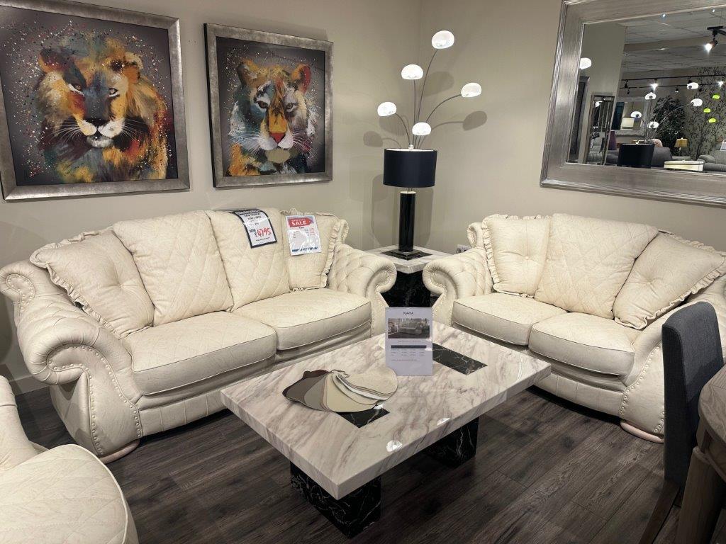 New Trend Italia Kiara 3 Seater Sofa, 2 Seater Sofa & Chair