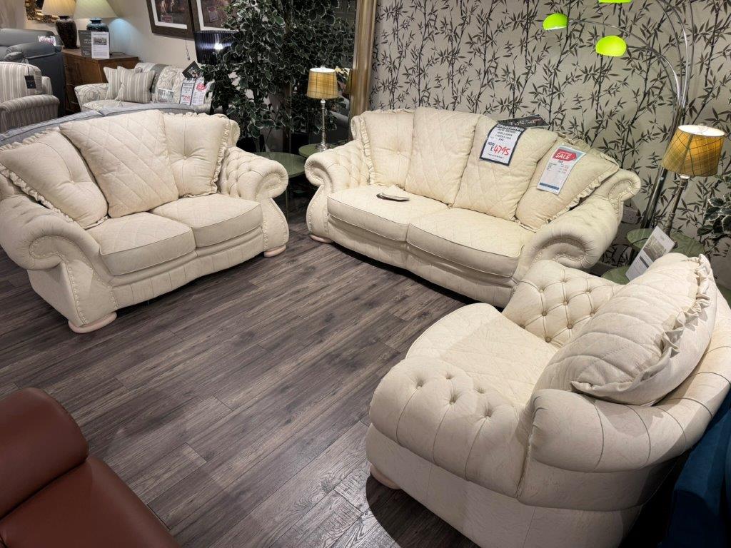 New Trend Italia Kiara 3 Seater Sofa, 2 Seater Sofa & Chair