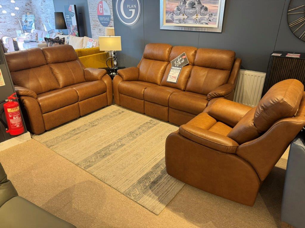 G Plan Kingsbury 3 Seater, 2 Seater & Chair