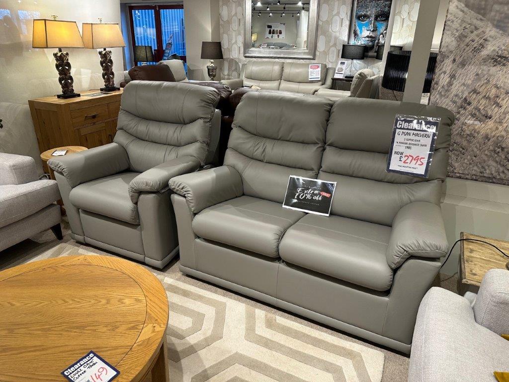 G Plan Malvern 2 Seater Sofa & Manual Recliner Chair