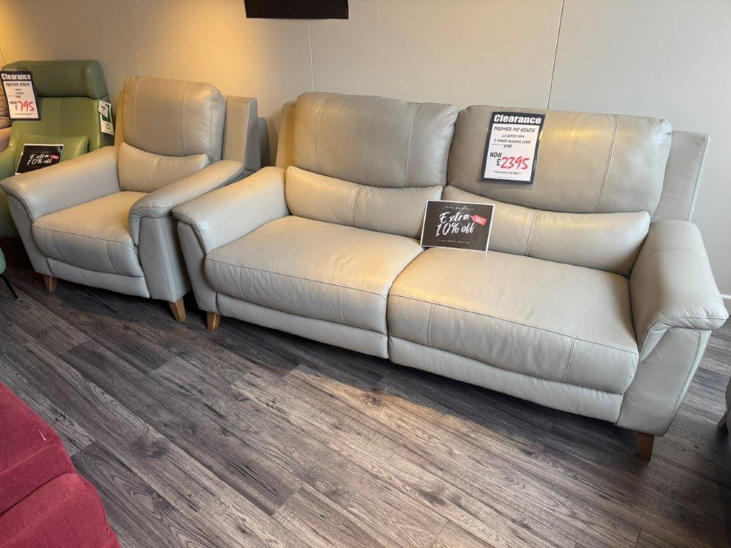 Premier Mc Kenzie 2.5 Seater Sofa & Power Recliner Chair