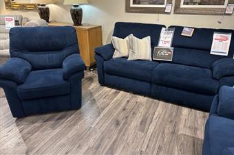 G Plan Seattle 3 Seater Manual Recliner Sofa, Manual Recliner Chair & A Fixed Chair