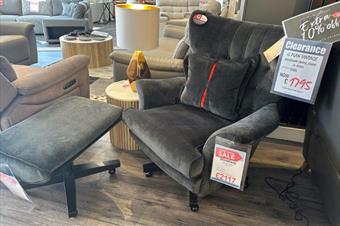 G Plan Vintage Broadway Swivel Chair & Stool